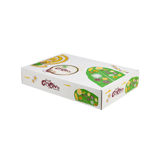 Happy Onam Printed Meal Boxes - 100 pcs