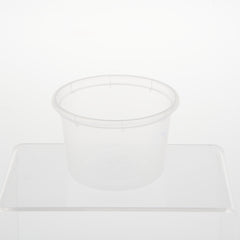 1000 Pieces Clear Round Microwavable Portion Cup 100 ml With Lid