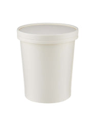 250 Pieces 26 Oz Paper Noodle Bowl With Paper Lid