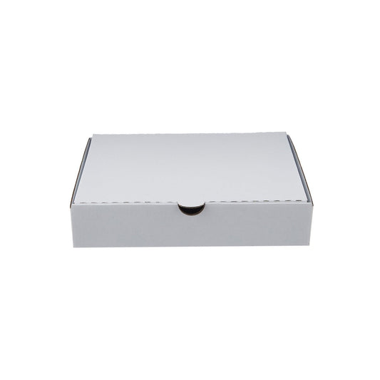 100 Pieces Plain White Pizza Box 22X22 Cm