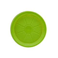 Colored Round Plastic Plate