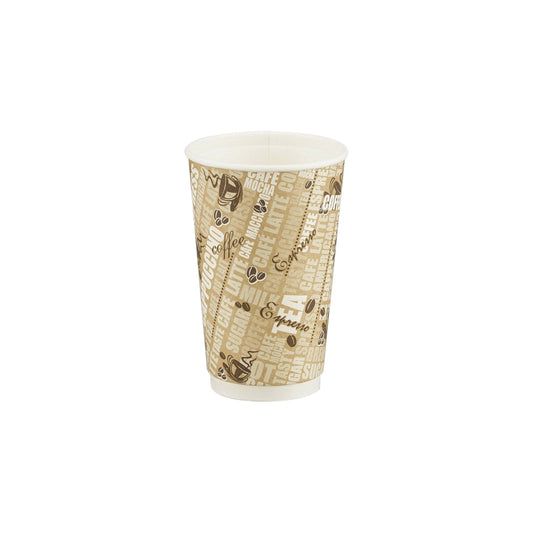 Printed Double Wall Paper Cups 16 Oz