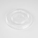 Flat Lid for PET Juice Cup 4/8/10 Oz With Hole 78 Mm Diameter
