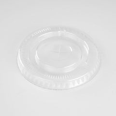 Flat Lid for PET Juice Cup 4/8/10 Oz With Hole 78 Mm Diameter