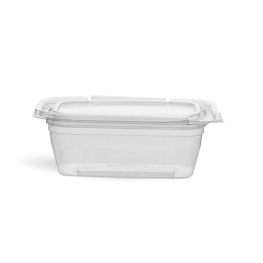 Hinged Square Deli Clear Pet Container 16oz