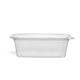 200 Pieces 32oz Hinged Square Deli Clear Pet Container