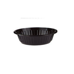 300 Pieces Black Base Heavy Duty Round Container 16 Oz