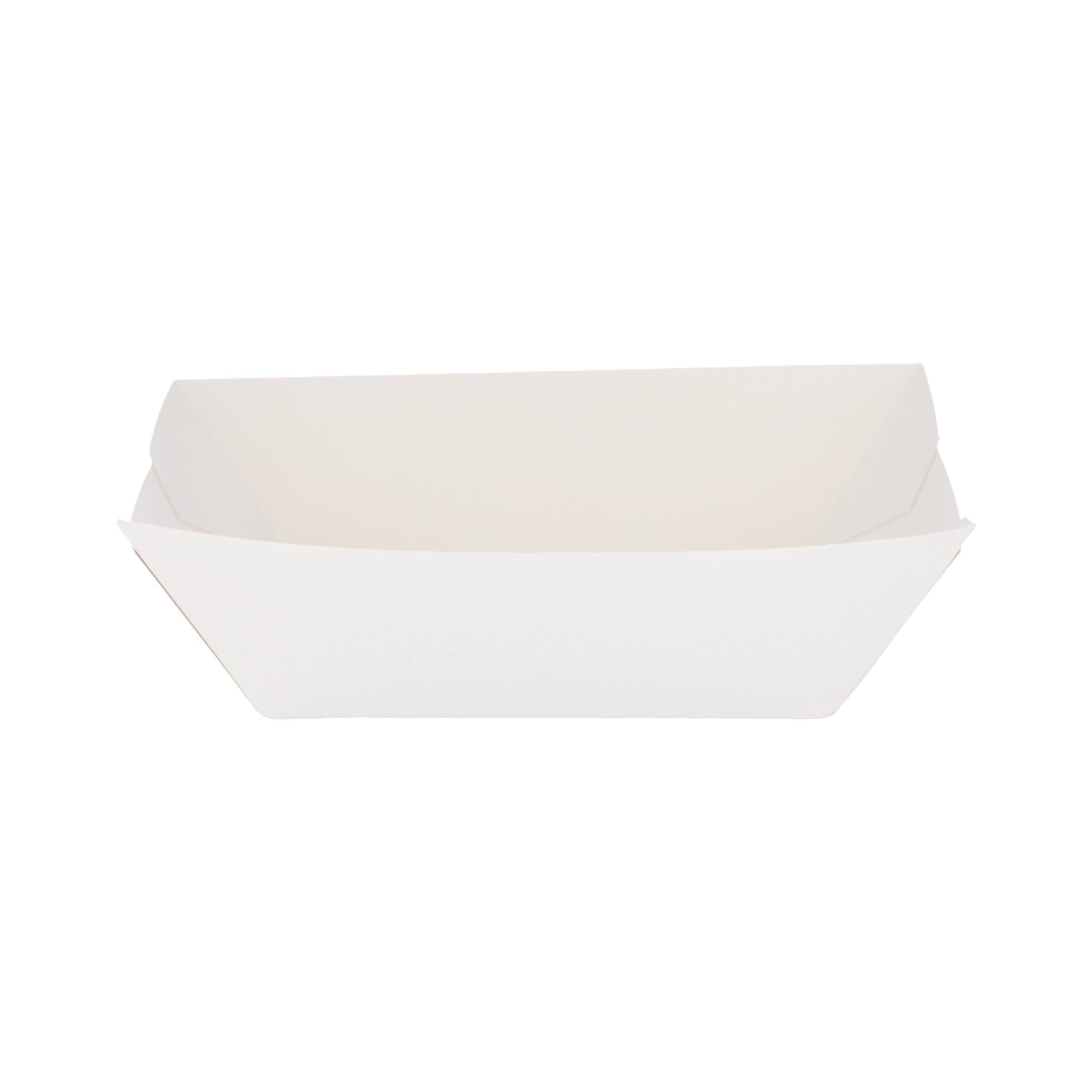 White Paper Boat Tray Small