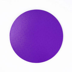 لوح دائري الشكل للكيك بلون بنفسجي - 5 قطع