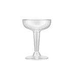 6 Pieces 4.5 Oz Champagne clear plastic glass
