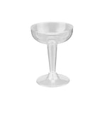 4.5Oz Champagne clear plastic glass 6 Pieces - Hotpack Global