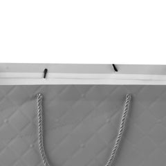 كيس هدايا ورقية لون فضي 38 × 30 × 30 - قطعة واحدة