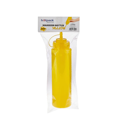 Yellow Squeeze Bottle 650 ml 1 Piece