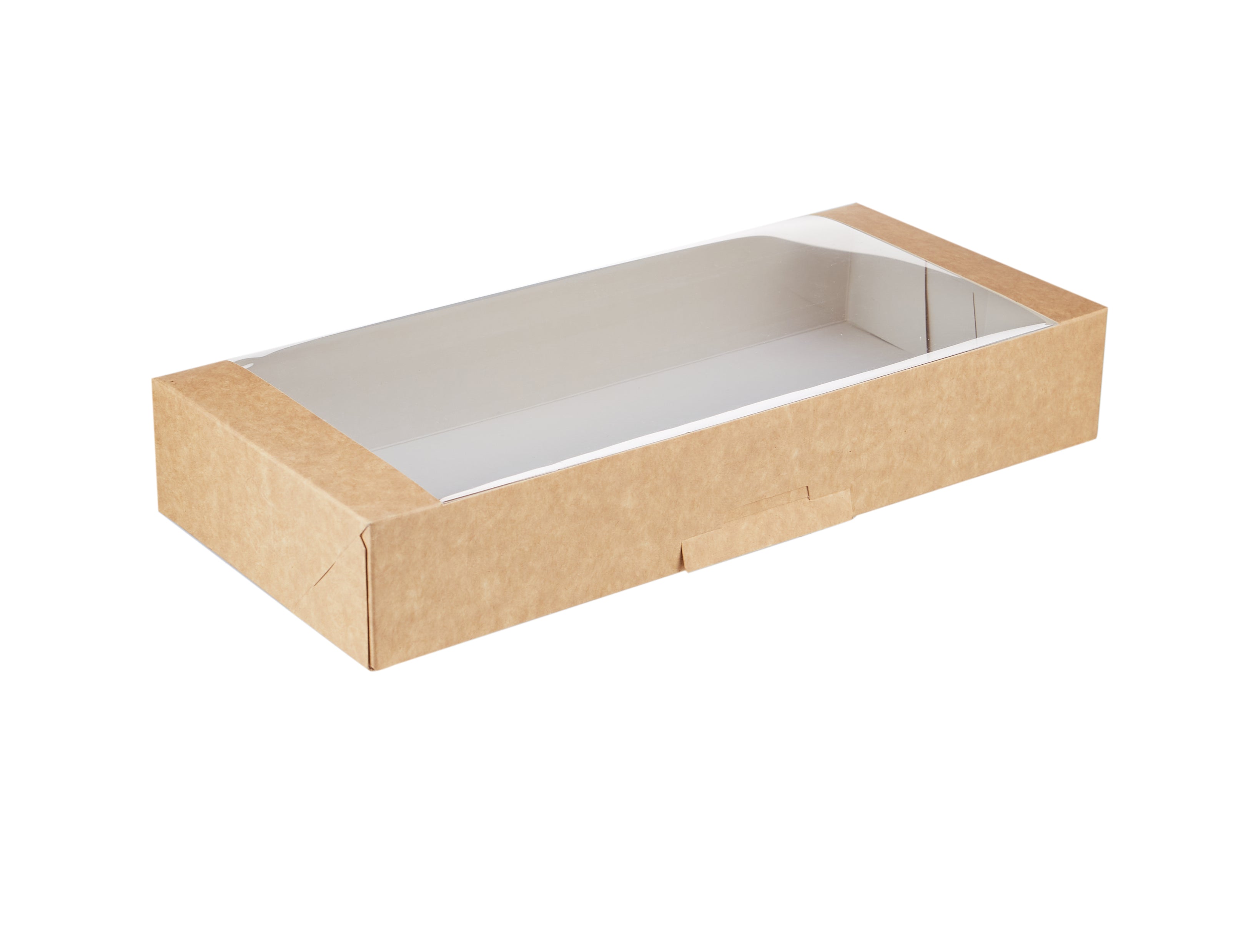 Kraft Sqaure Deli Box with Window - Hotpack Saudi Arabia