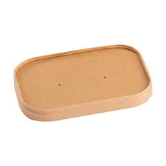 Paper Lid For Kraft Rectangular Container