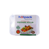 Microwave Food Container 500 ml With Lid 5 Pieces