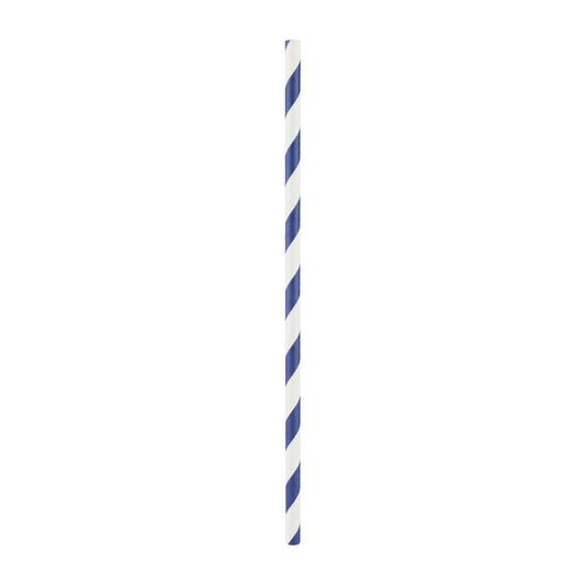 5000 Pieces Paper Straw Dark Blue 6 mm