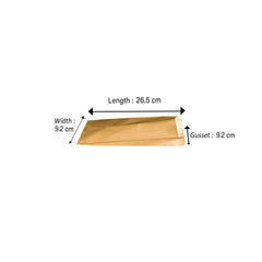 أكياس 4 كيلوجرام مسطحة القاع كيس من الورق البني