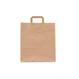 250 Pieces Paper Bag Brown Flat Handle 32x12x35 Cm