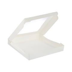 250 علبة حلويات باللون الأبيض بمقاس 25*25 سم