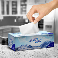 Soft n Cool Facial Tissue 150 Sheets X 2 Ply