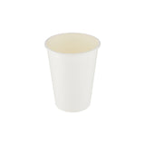 1000 Pieces 12 oz White Single Wall Paper Cups