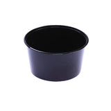 500 Pieces Black Round Microwavable Container 400 Ml Base Only