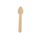 2000 Pieces Disposable Wooden Ice Cream Spoon