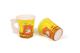 7 Oz Printed Single Wall Paper Cups With Handle