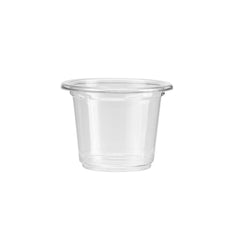 5000 Pieces 1 Oz PET Clear Portion Cup 44 mm Diameter (Base Only)