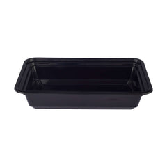 300 Pieces Black Base Rectangular Container 12 Oz Base Only