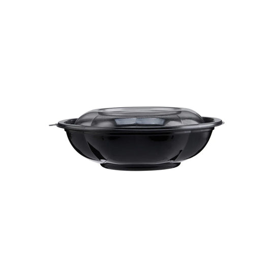 300 Pieces Black Base Round Salad Bowl 18 Oz Base Only