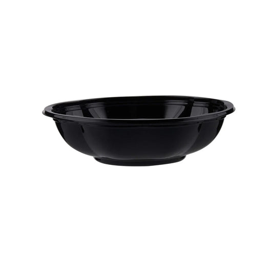 300 Pieces Black Base Round Salad Bowl 32 Oz Base Only