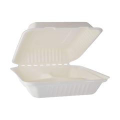 200 Pcs Bio degradable Lunch box in 3 compartment