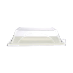 200 Pieces Bio-Degradable Square Plate With Lid 10 Inch