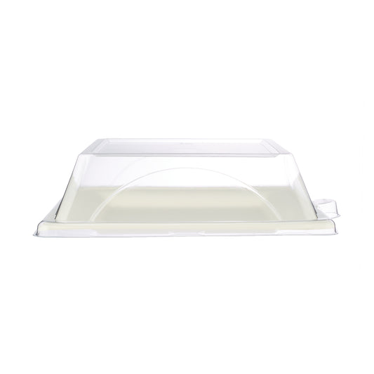 200 Pieces Bio-Degradable Square Plate With Lid 10 Inch