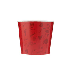 Printed Chicken Bucket With Lid 100 Pieces