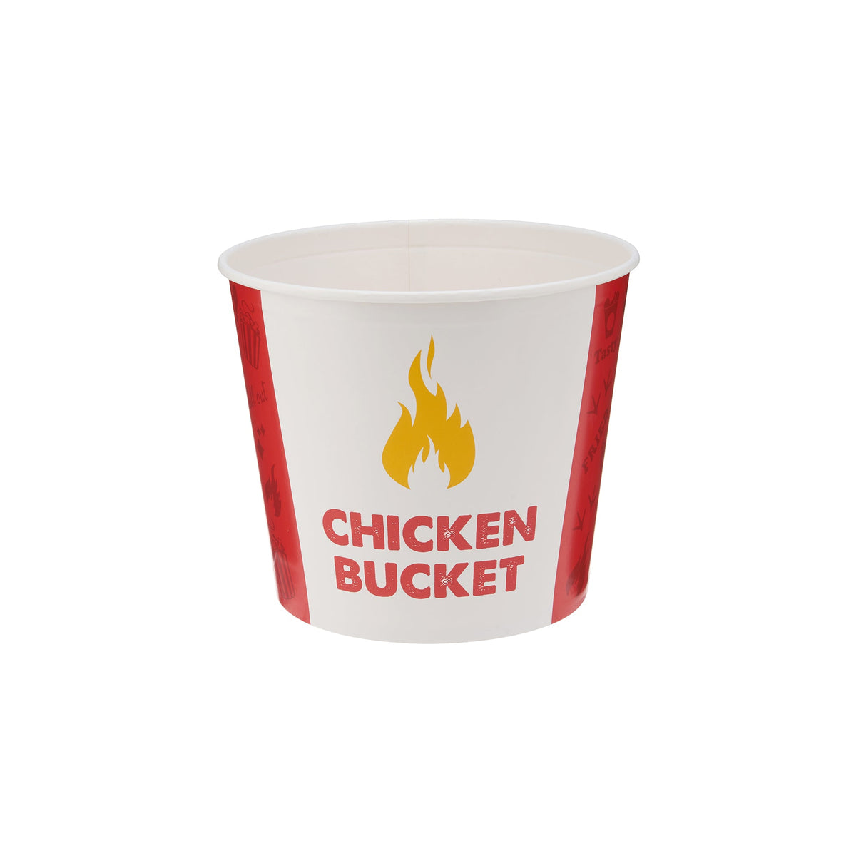 Printed Chicken Bucket With Lid 100 Pieces