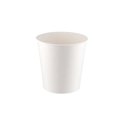 100 Pieces White Chicken Buckets Medium 130 Oz