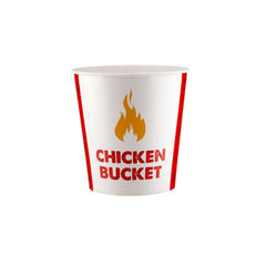 Printed Chicken Bucket With Lid 100 Pieces