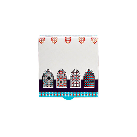 Ramadan Theme Printed Snack Box 20*20 - 100 Pieces
