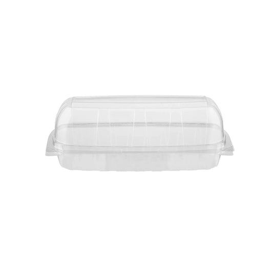 Clear Hotdog (Bugette) Box 7" 400 Pieces