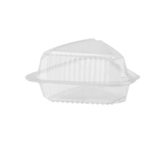 500 Pieces Clear Triangular Cake Container