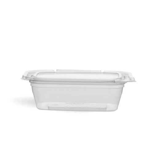 200 Pieces 48 Oz Hinged Square Deli Clear Pet Container