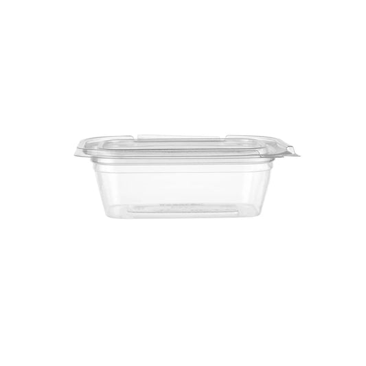 200 Pieces 28 Oz Hinged Square Deli Clear Pet Container