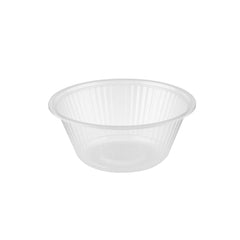 Round Ribbed Microwave Bowl With Color Lid