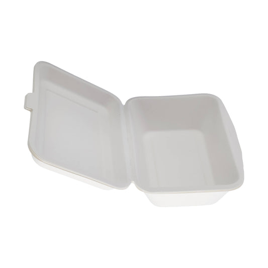 500 Pieces Bio-Degradable Hinged Container 7x5 Inch