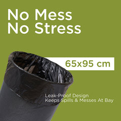 Heavy Duty Garbage Bag 30 Gallon Medium 65 X 95 Cm