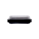 Black Sushi Containers with Lid (275x205x29mm)