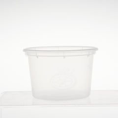 1000 Pieces Clear Round Microwavable  Portion Cup 100 ml With Lid